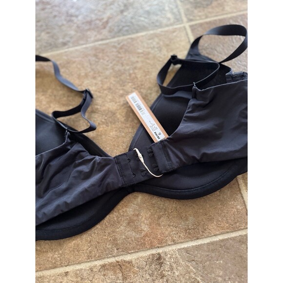 Skims Weightless Scoop Bra Onyx Size 40B - Picture 8 of 9